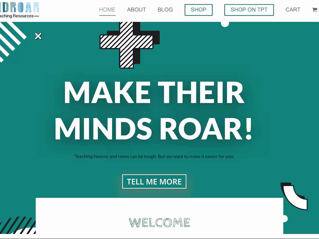 Cover image for MindRoar Teaching Resources | Resources for Teachers