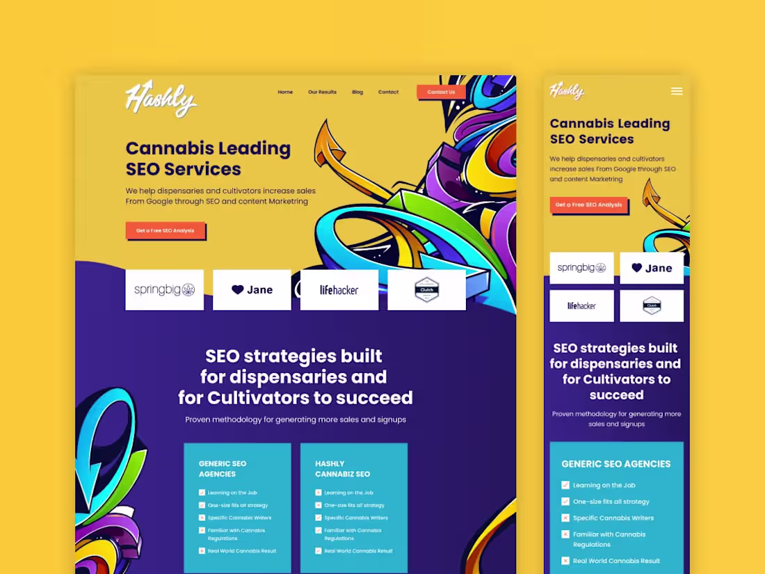 Cover image for Hashly Website Design