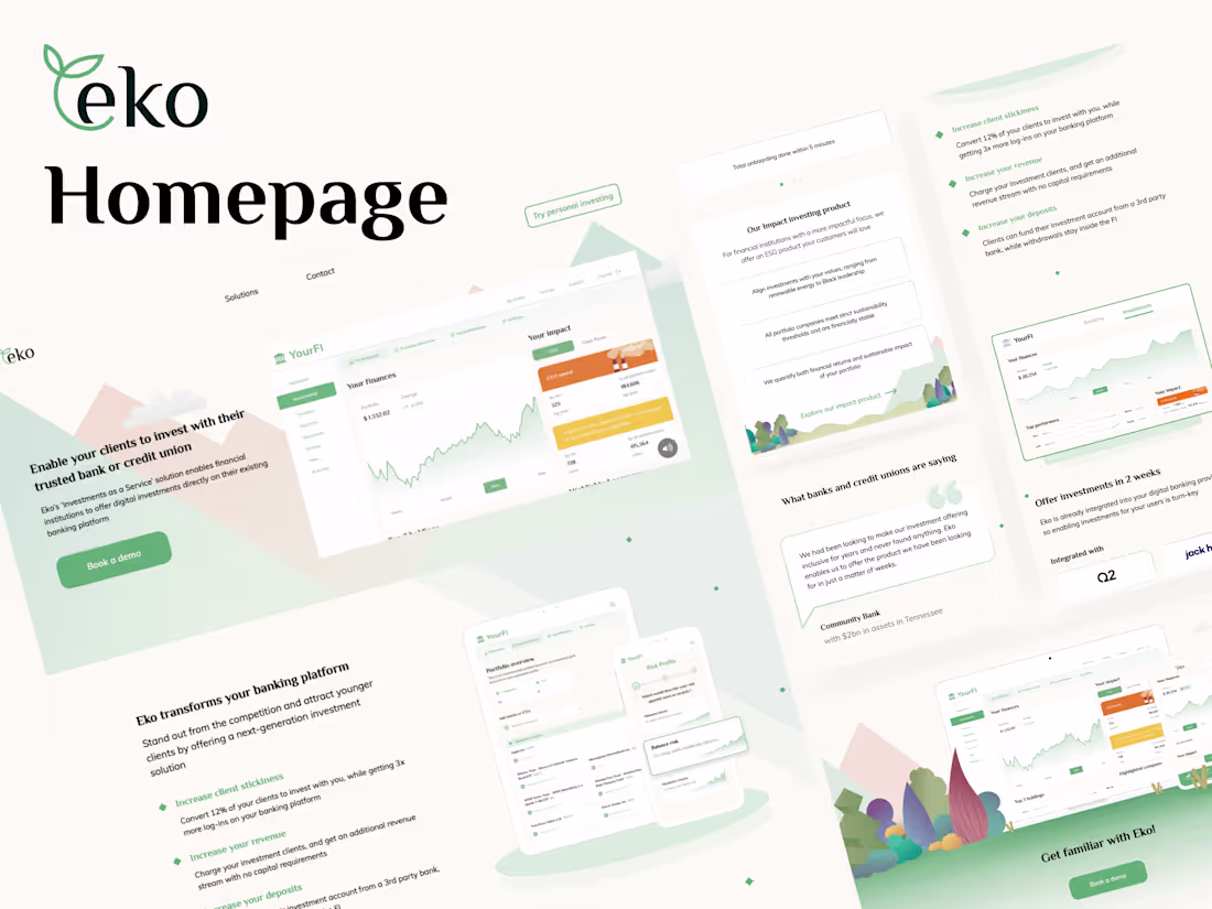 Cover image for Eko Homepage