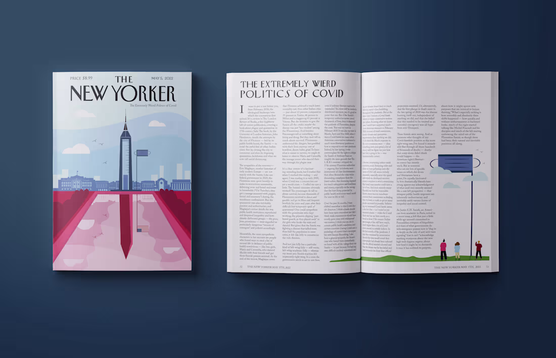 Cover image for New Yorker Editorial Magazine Cover