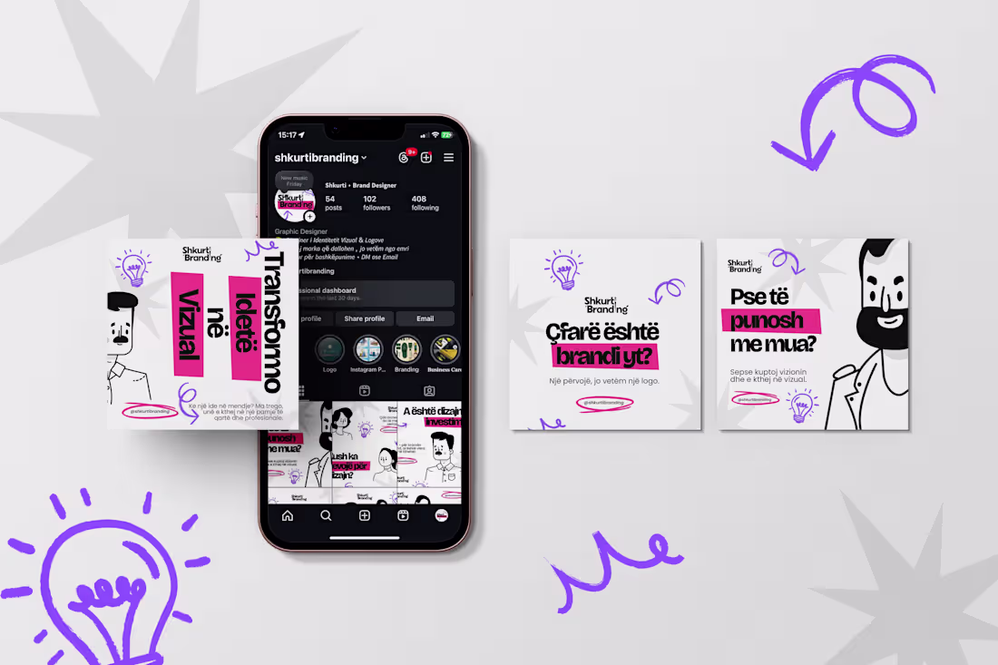 Cover image for Instagram Post Design for Social Media Branding