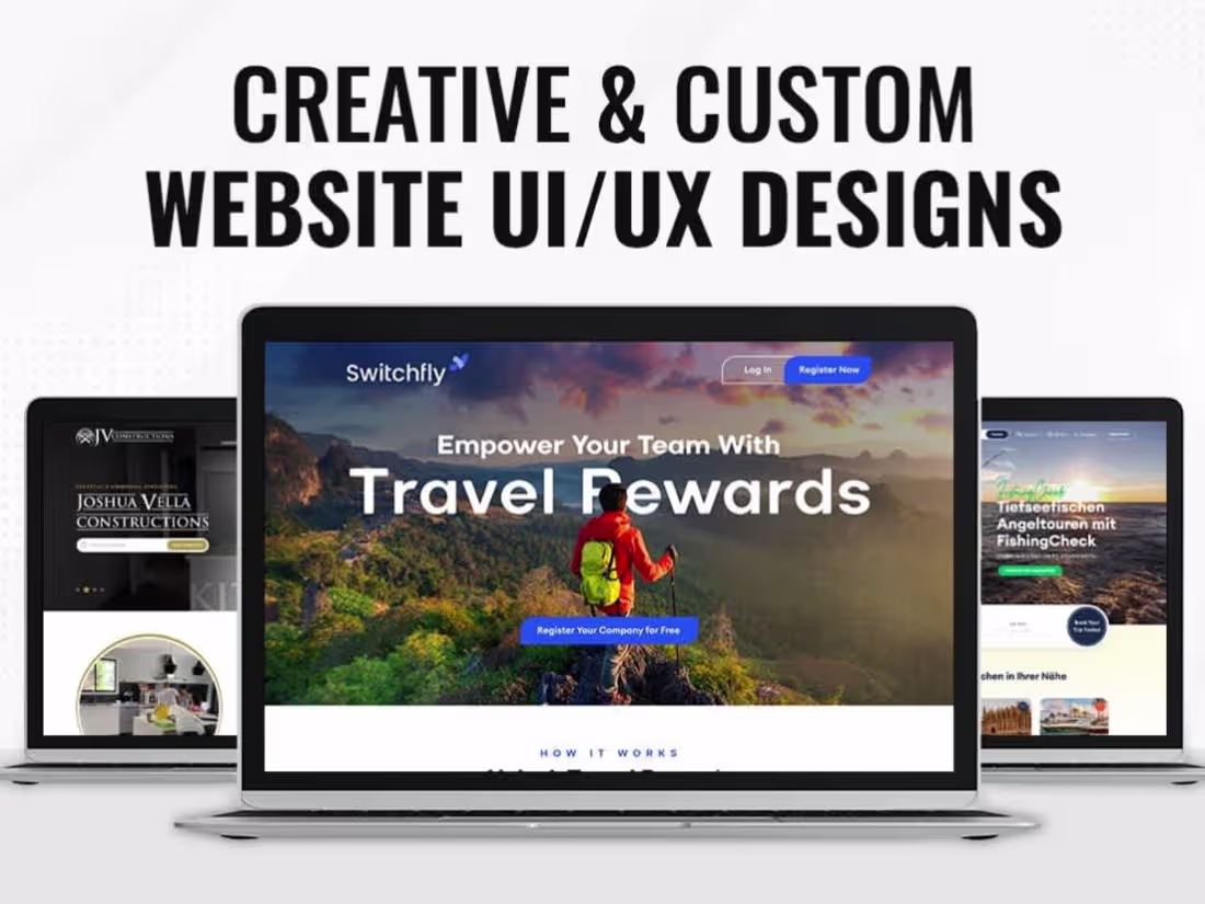 Cover image for Custom Web UI/UX Design