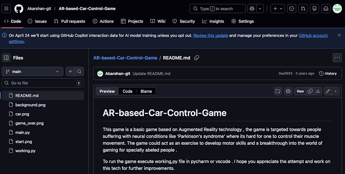 Cover image for I have created an AR