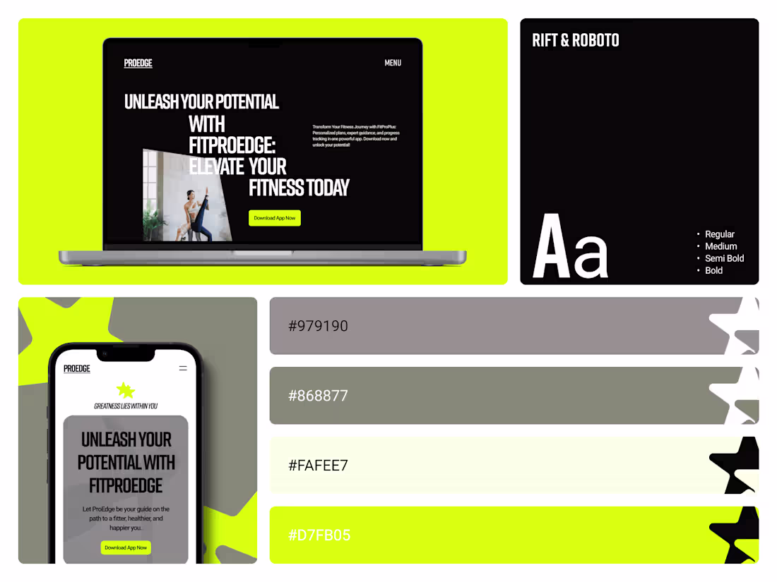 Cover image for ProEdge Landing Page Design