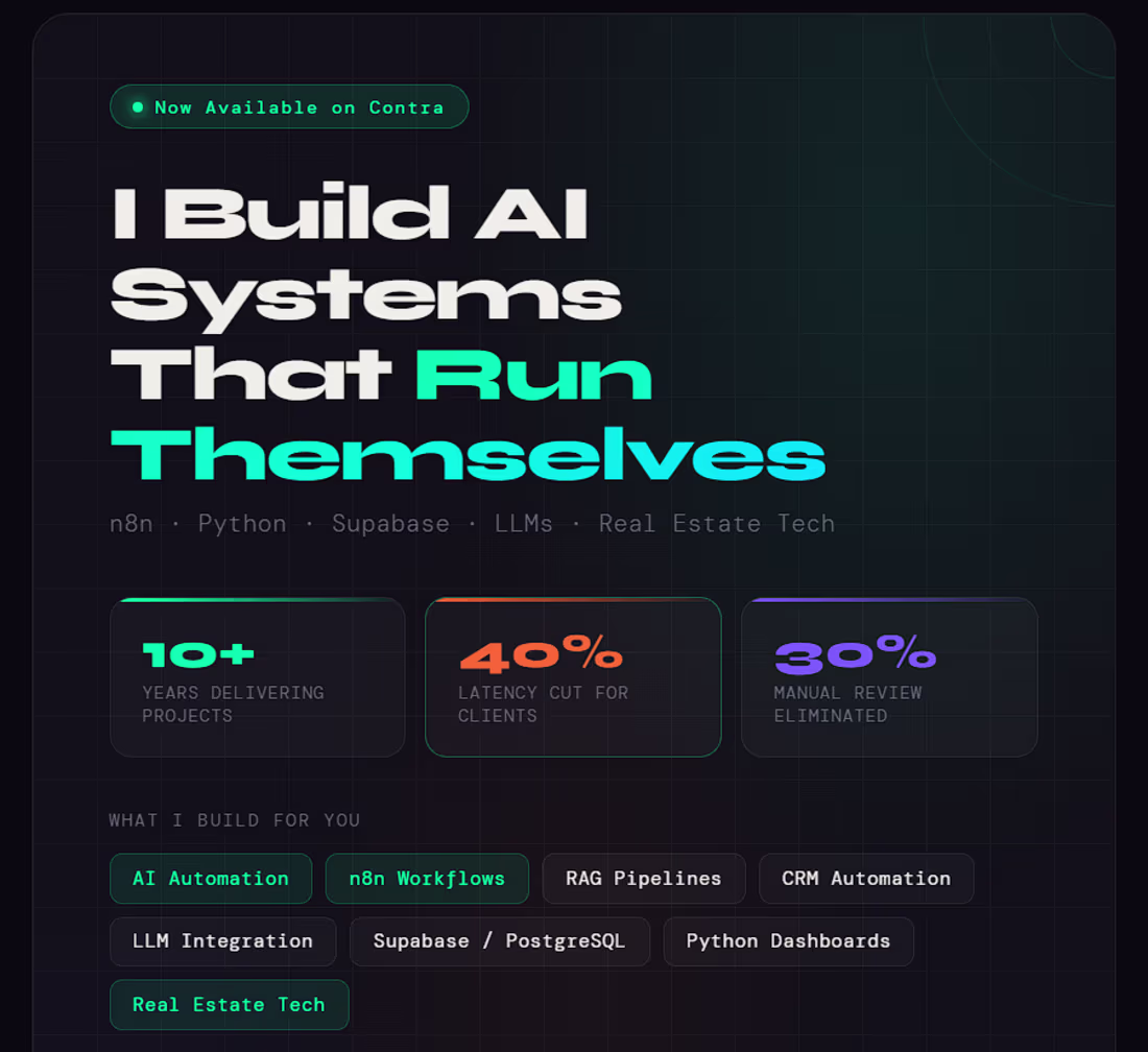 Cover image for 🚀 Just launched on Contra — and