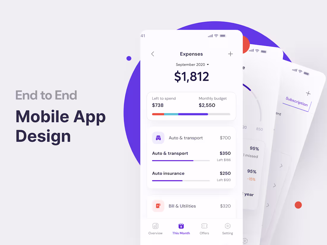 Cover image for From Idea to App Store: Stunning End-to-End Mobile App Design