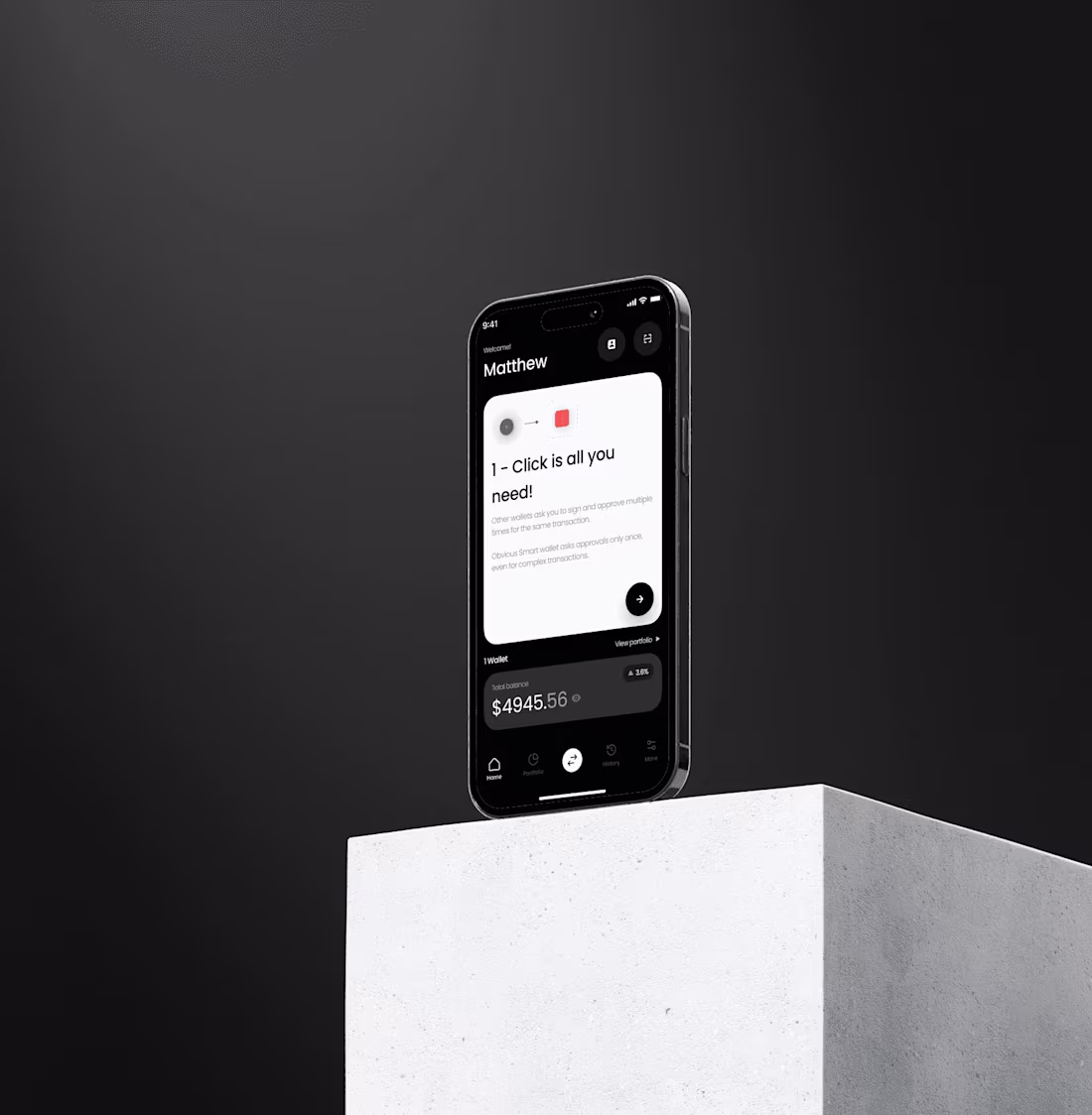 Cover image for Obvious wallet