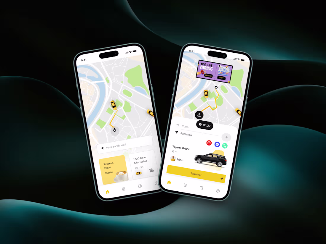 Cover image for Taxi Mobile App Design