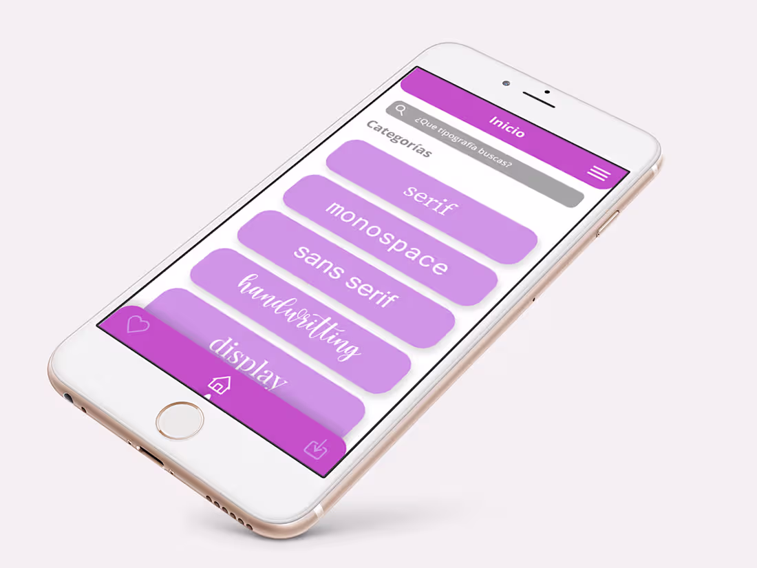Cover image for Typography search app - EasyFont - UX/UI Design