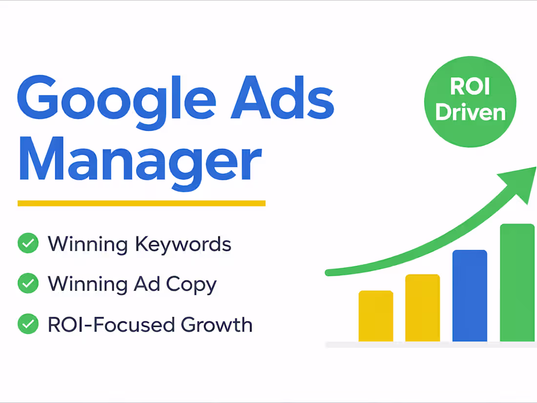 Cover image for I will set up and manage google ads | Google ads specialist 