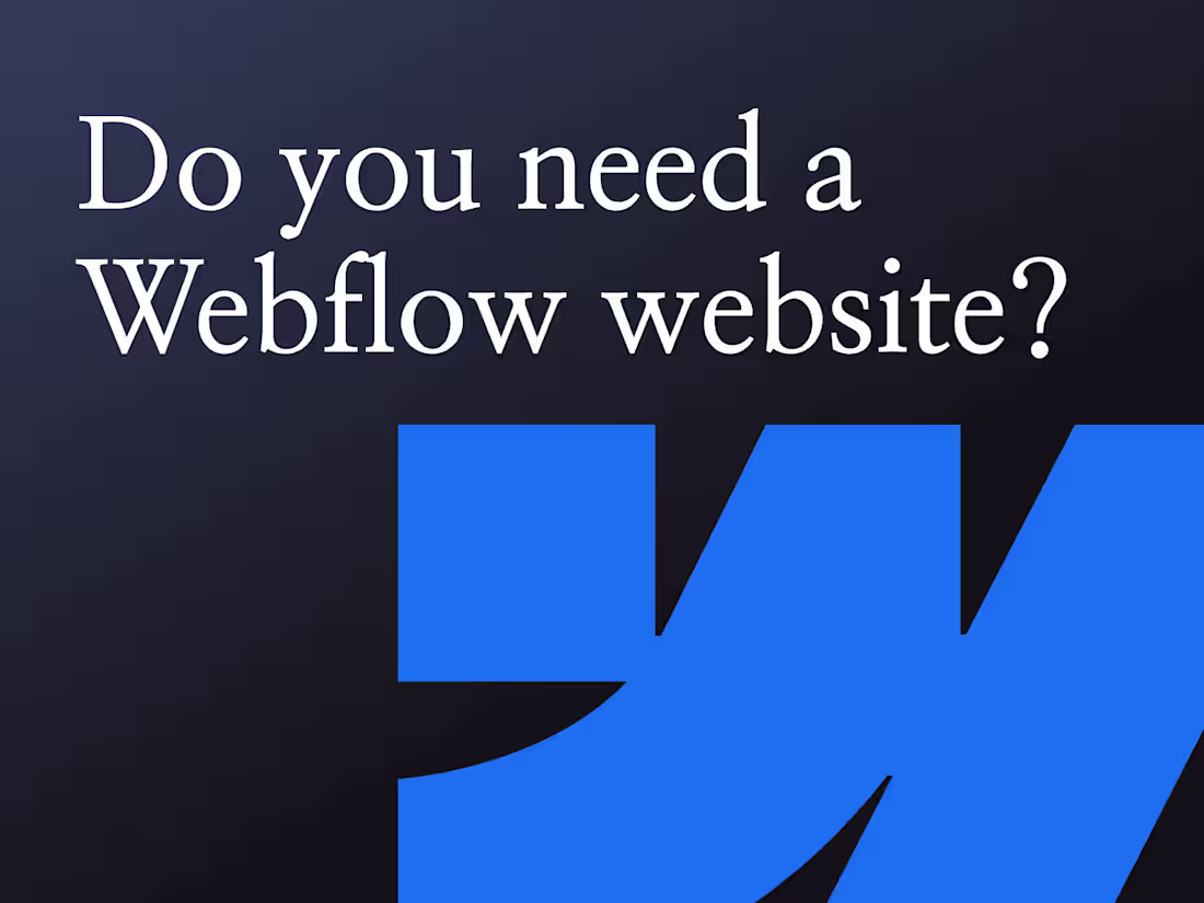 Cover image for Webflow Website