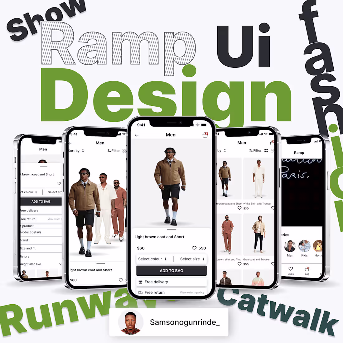 Cover image for Ramp - Fashion App UI :: Behance