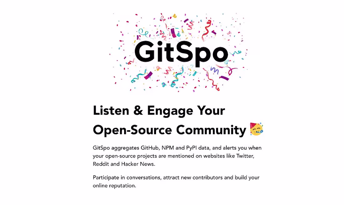 Cover image for Before Contra, I built GitSpo — a platform that aggregated p...