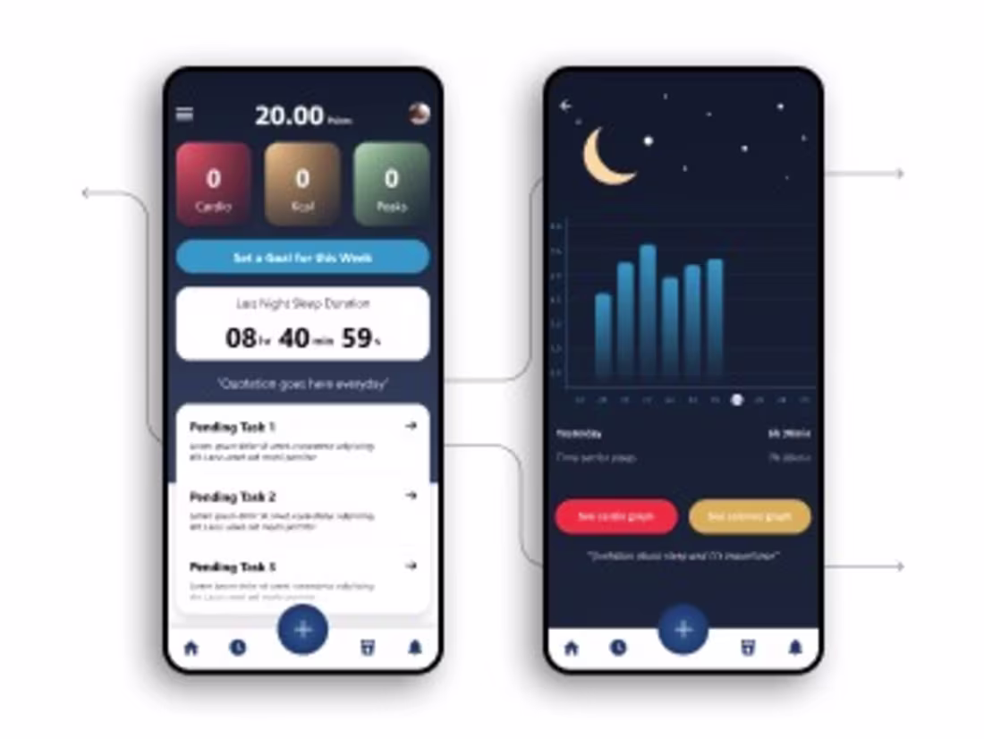 Cover image for Fitness App UI
