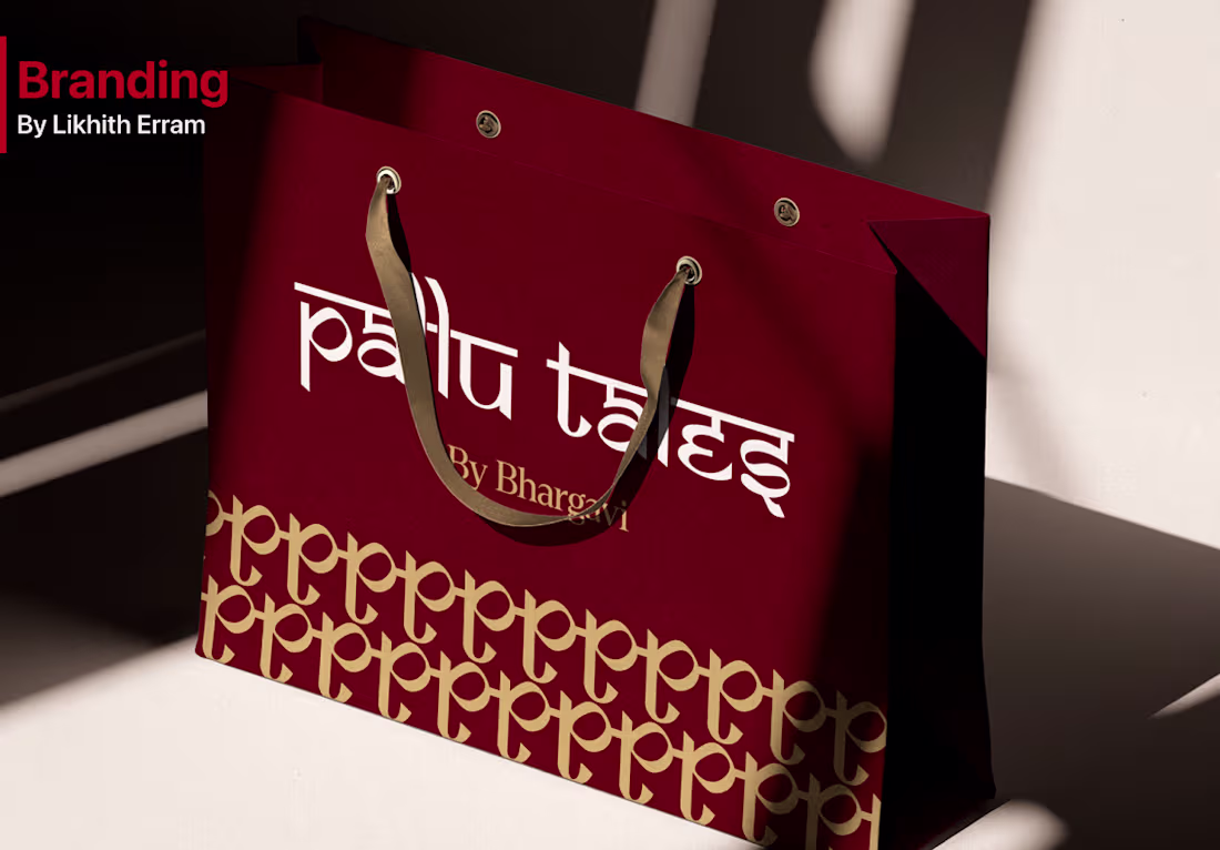 Cover image for Pallu Tales Logo Design and Branding by Likhith Erram