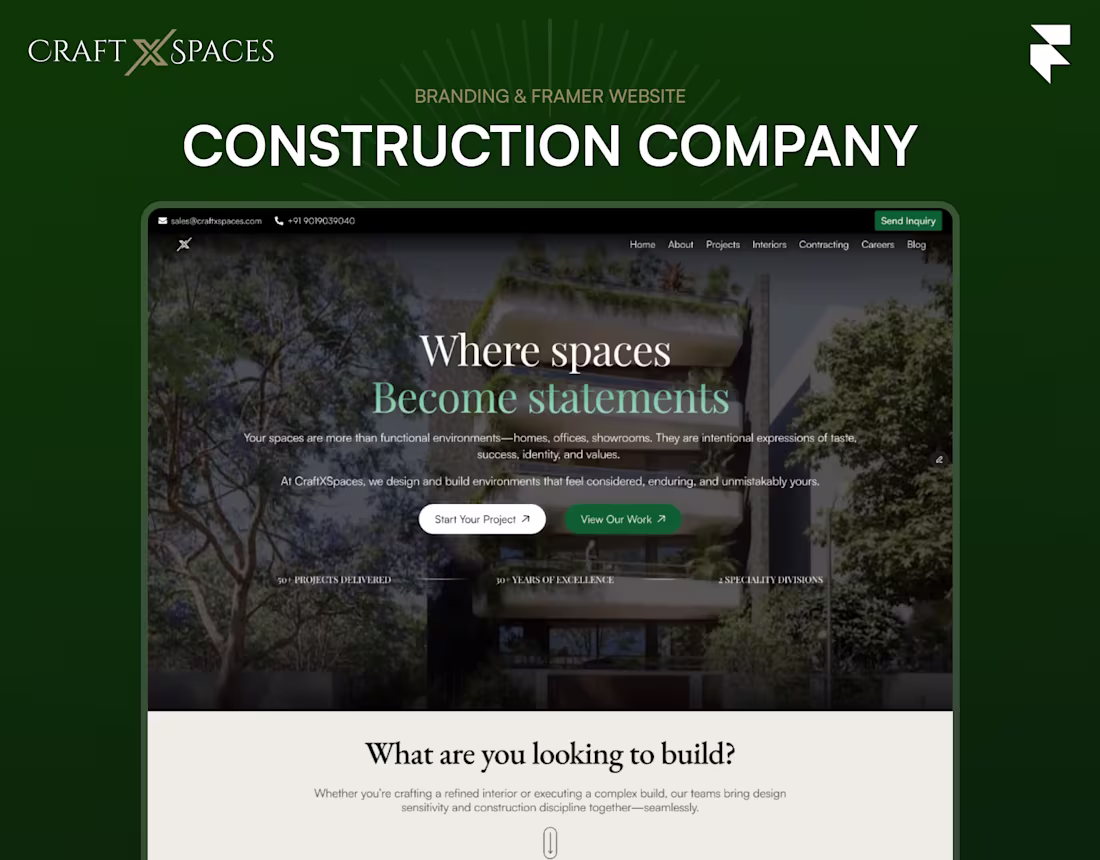 Cover image for Construction Company Website Redesign