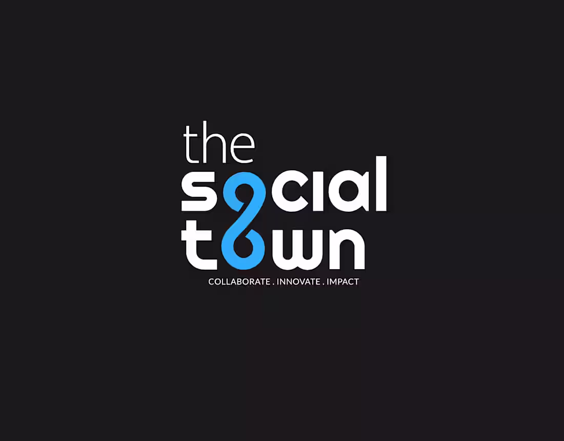 Cover image for the social town | Brand Identity