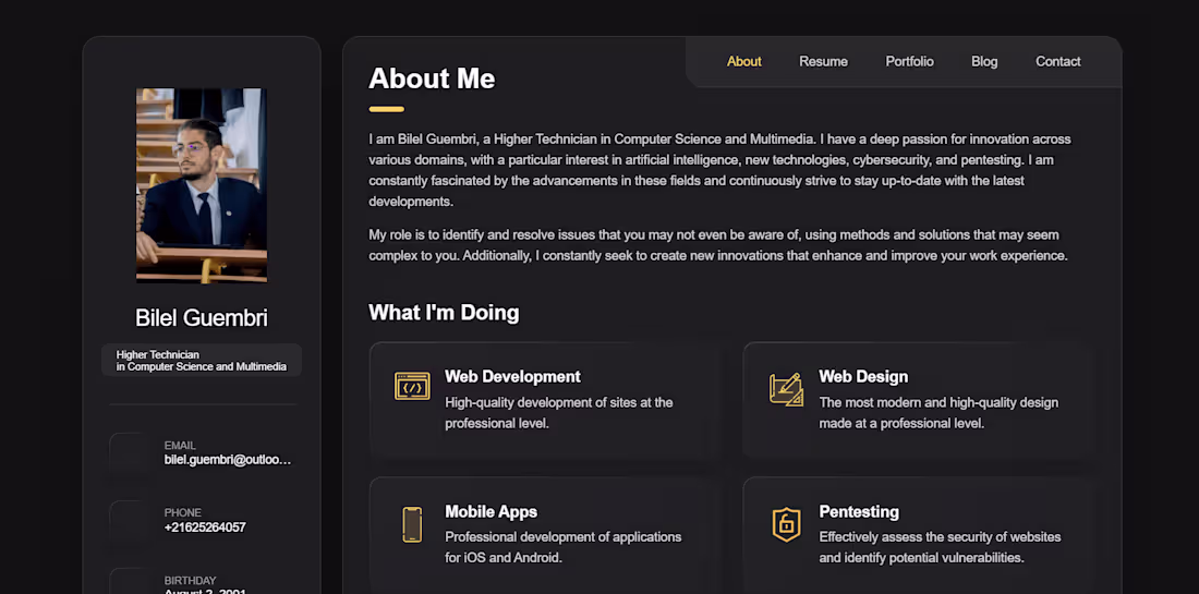 Cover image for Personal Portfolio