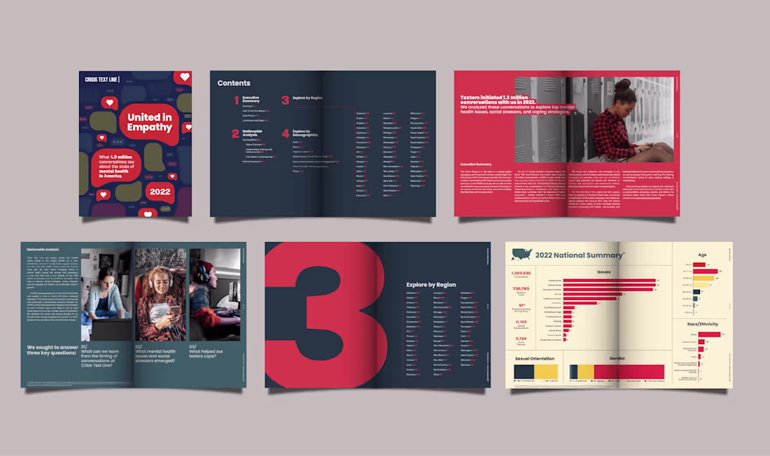 Cover image for United in Empathy — Annual Report