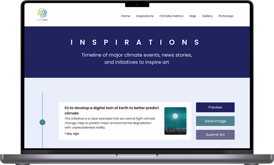 Cover image for Web UI/UX Design for Multiverz