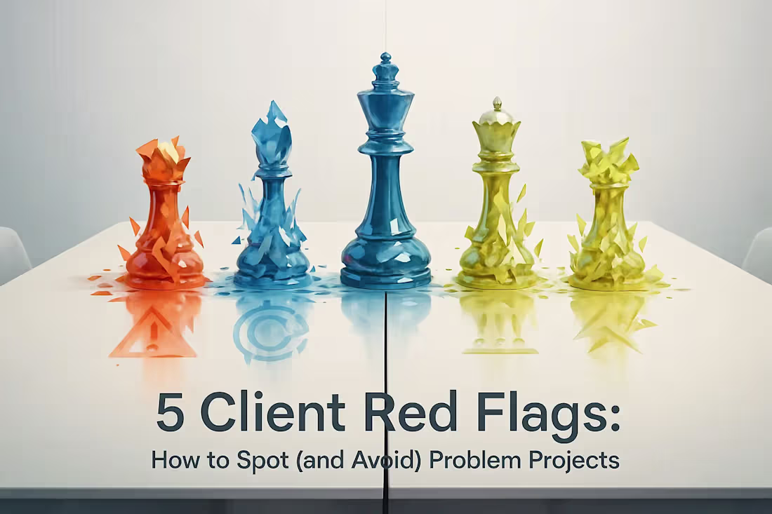 Cover image for 5 Client Red Flags: How to Spot (and Avoid) Problem Projects
