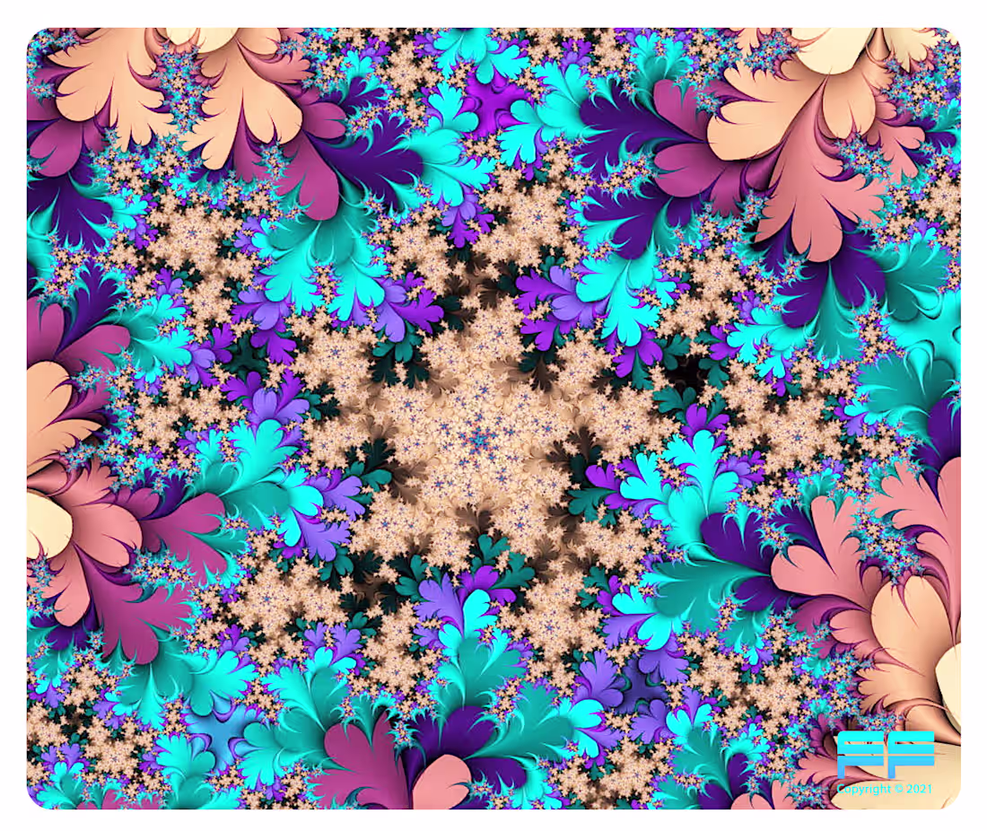 Cover image for Blue Paisley mousepad design with