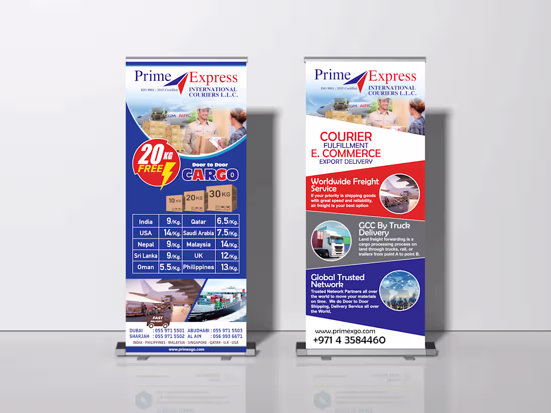 Cover image for I will design roll up banner, and pull up banner in 24 hours