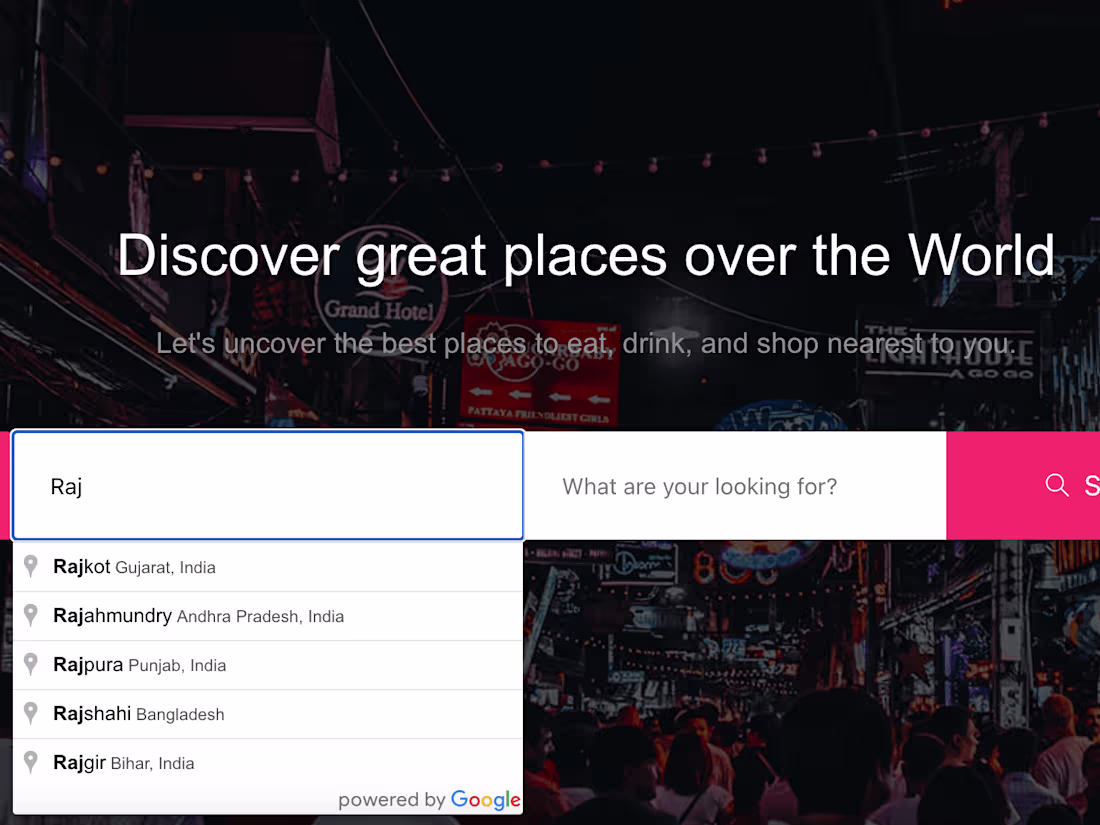 Cover image for Advanced NearBy Search Web Application - Find, Explore, and Disc
