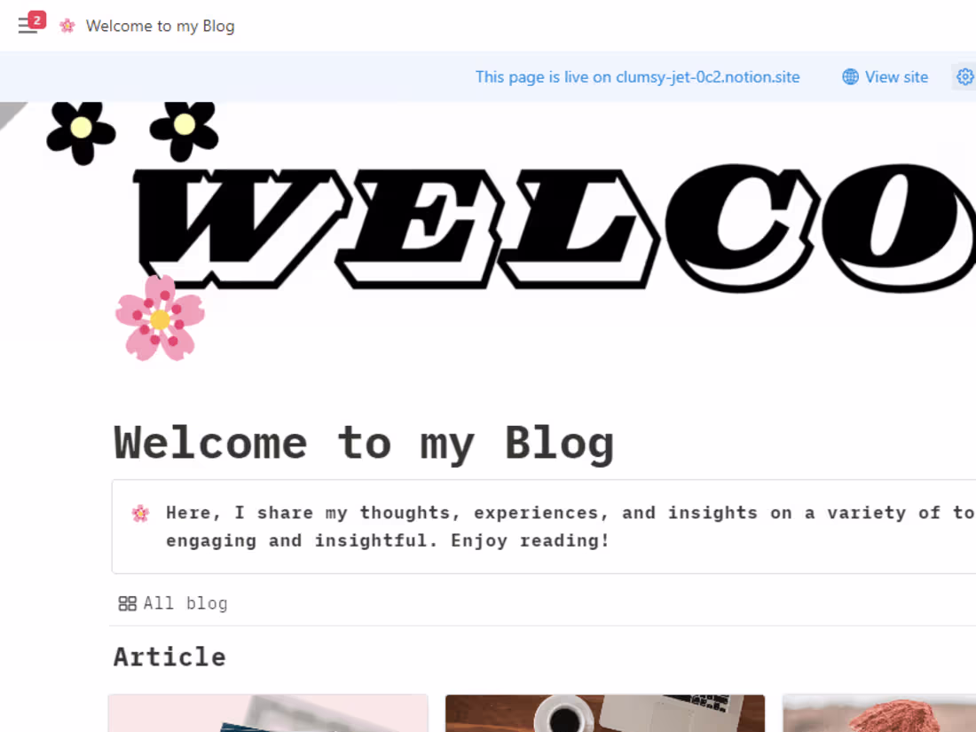 Cover image for MY BLOG