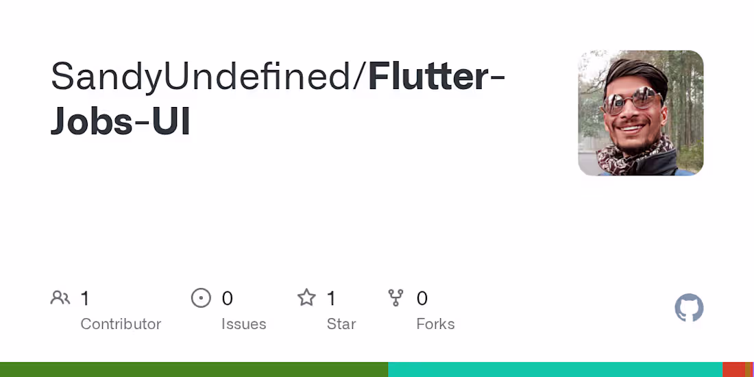 Cover image for Flutter Jobs UI