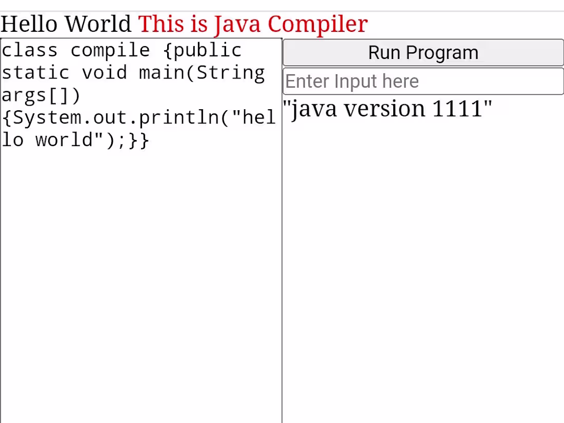 Cover image for Online Java Compiler