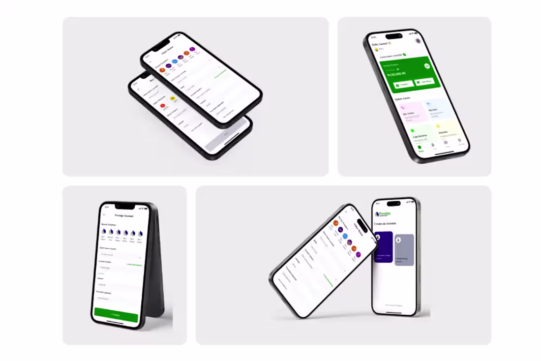 Cover image for End-to-End Digital Banking App for Prestige MFB (iOS & Android)