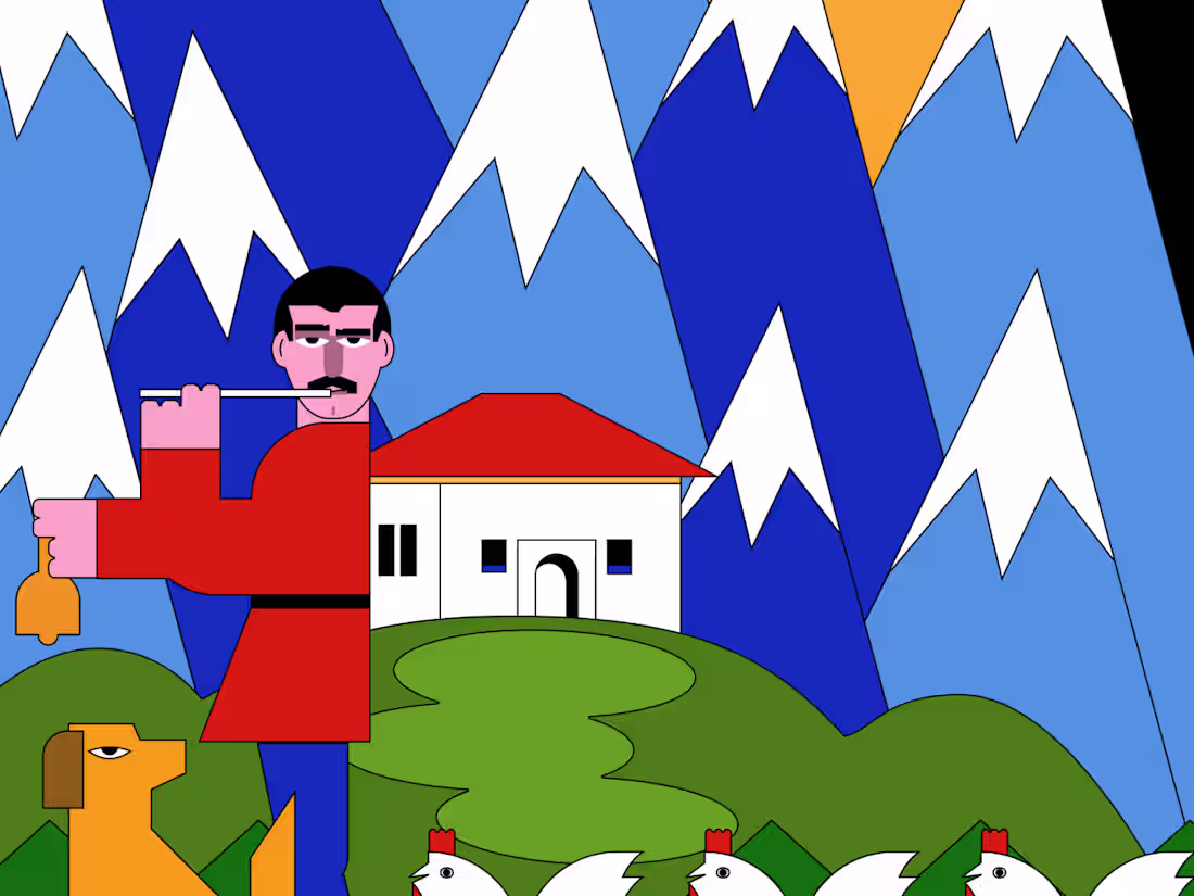 Cover image for Documenting my family tree, but make it graphic design. Illu...