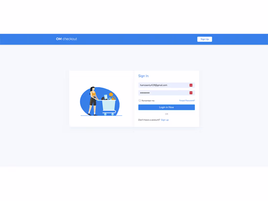 Cover image for E-Commerce: OmCheckout