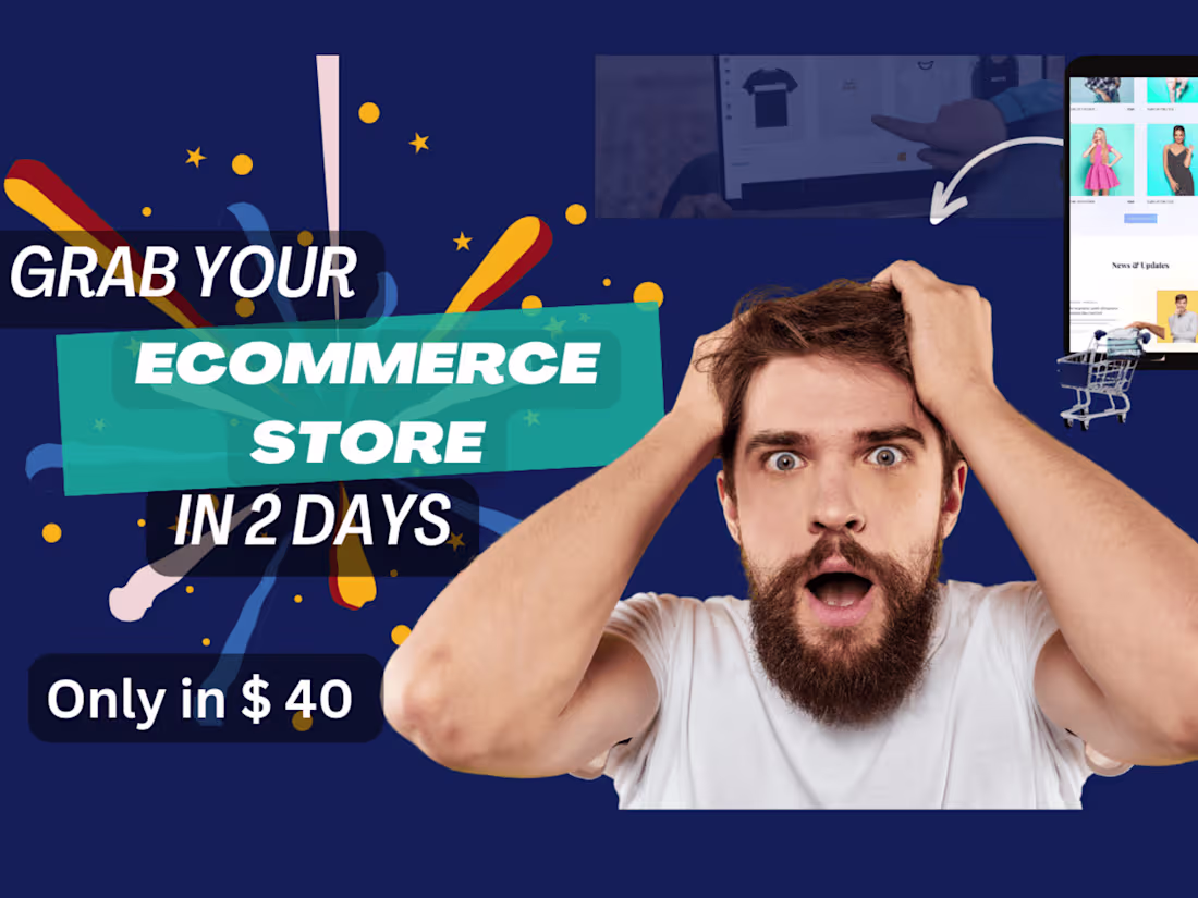 Cover image for Ready to use Ecommerce Store 