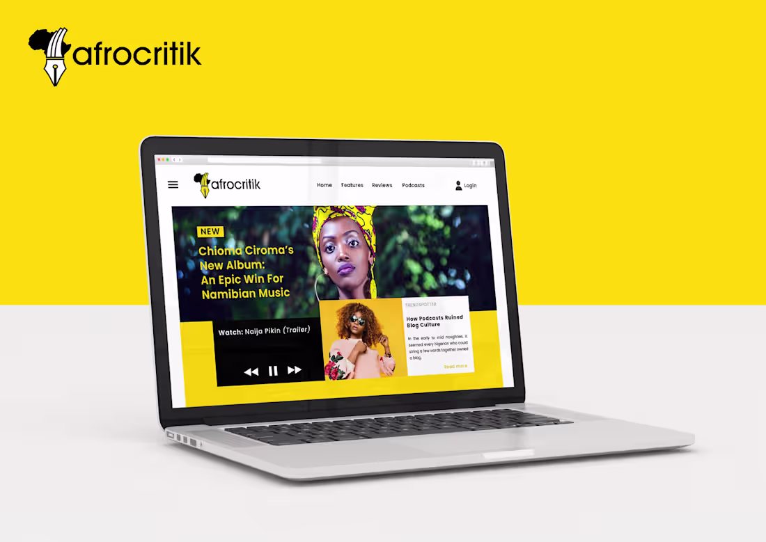 Cover image for Afrocritik (Brand Identity)