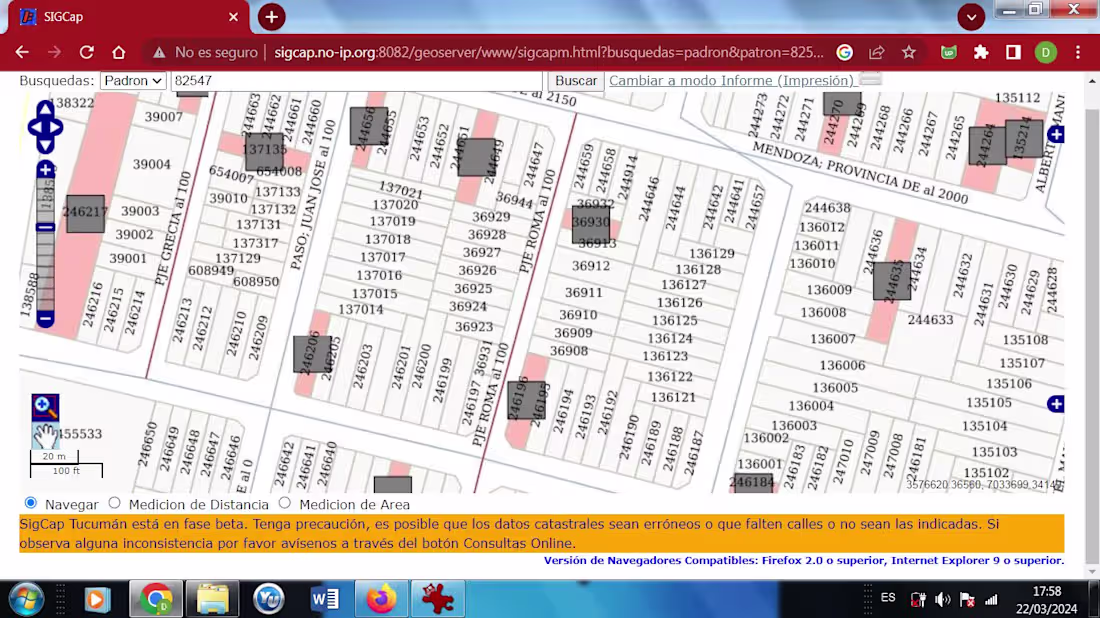 Cover image for Database Management for Municipality of San Miguel de Tucumán