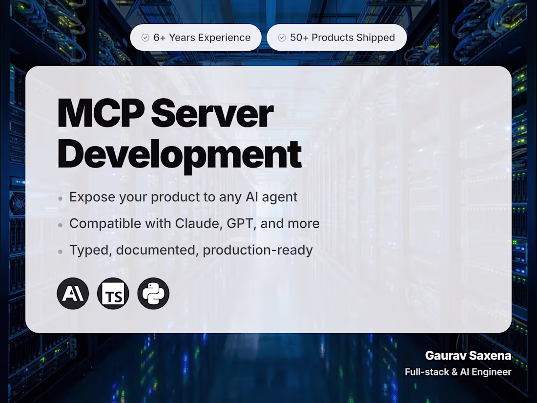 Cover image for MCP Server Development