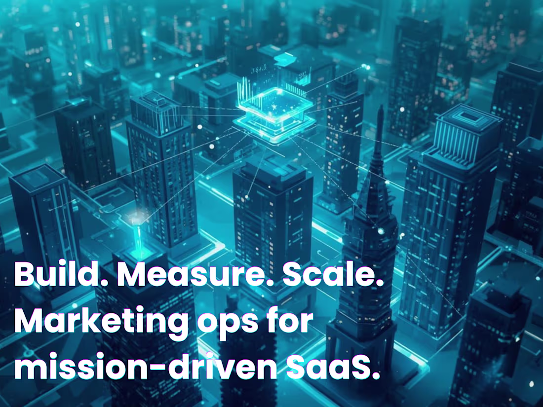 Cover image for Fractional Marketing Operations for GovTech SaaS & Social Impact