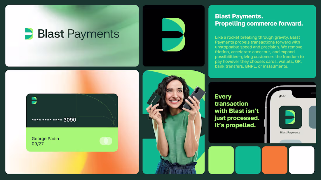 Cover image for Visual identity design for Blast