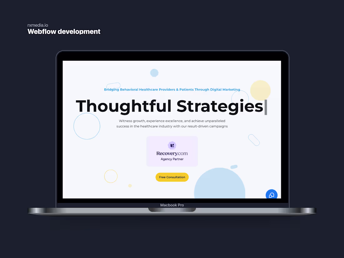 Cover image for Webflow development for SEO Agency
