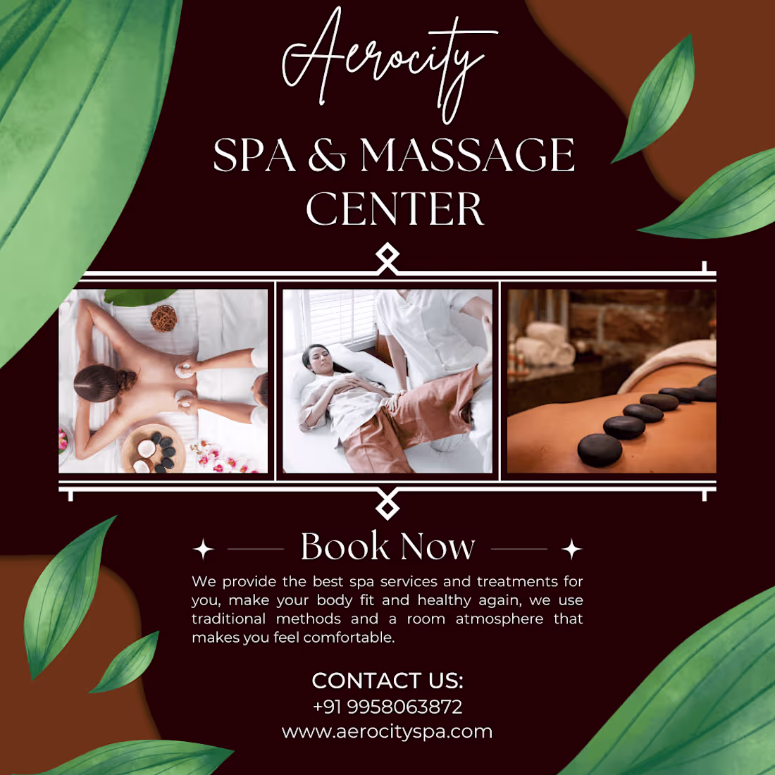 Cover image for Graphic Design Project for Aerocityspa.com (Social Media Posts)