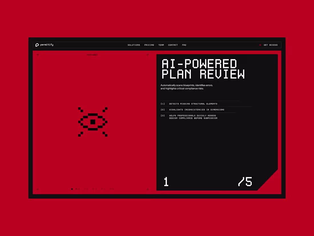 Cover image for AI interface landing page screens design