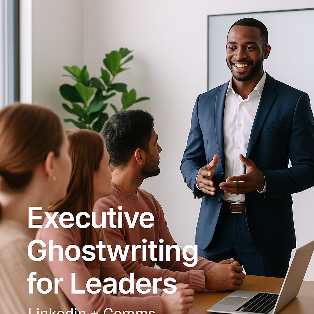 Cover image for Executive Ghostwriting for Leaders (LinkedIn + Comms)