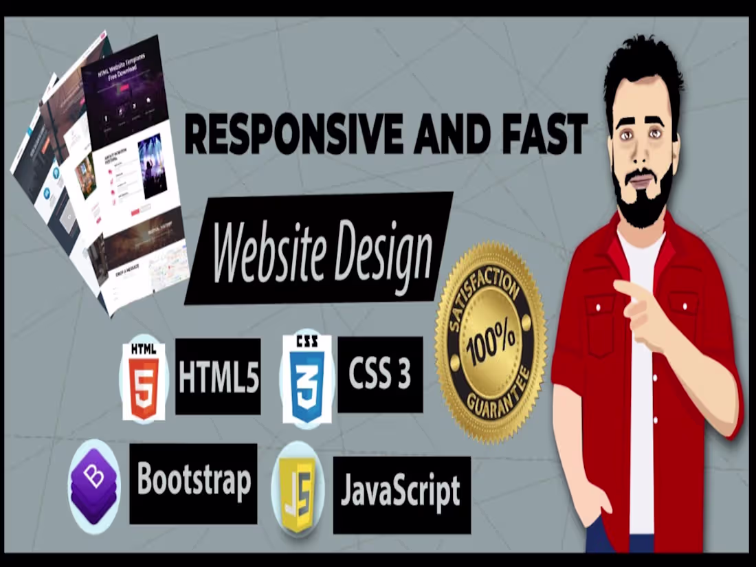 Cover image for Expert in HTML, CSS, JavaScript, React, and Bootstrap