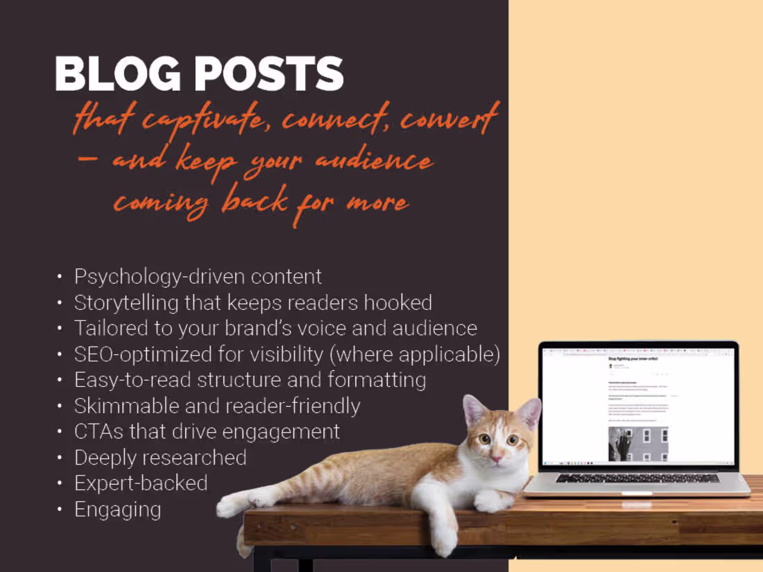 Cover image for I'll write insightful, psychology-driven blog posts!