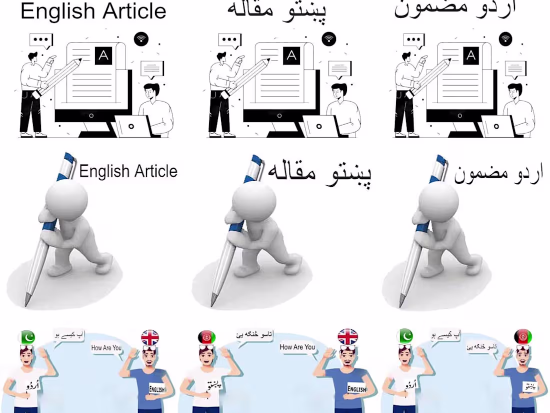 Cover image for The Art of Teaching and Transcribing: English, Urdu, and Pashto.