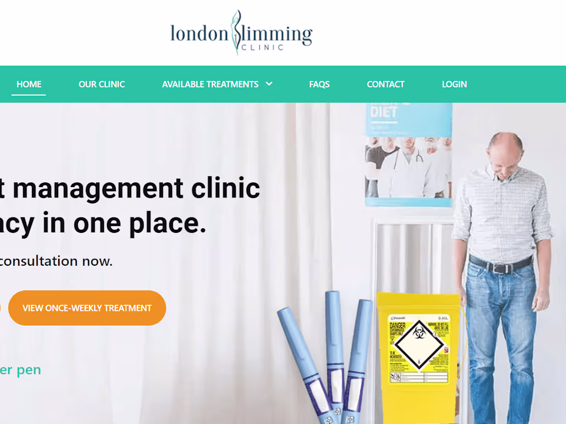 Cover image for London Slimming Clinic Website Development Project