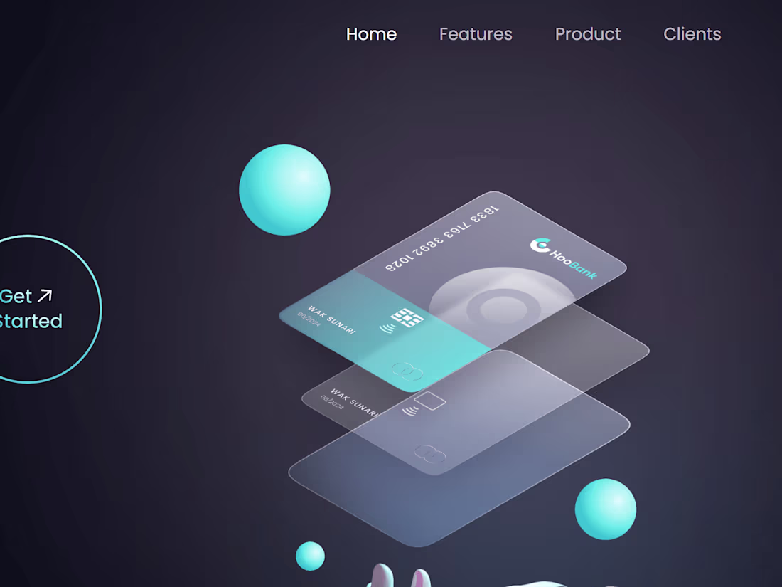 Cover image for HooBank  Landing Page