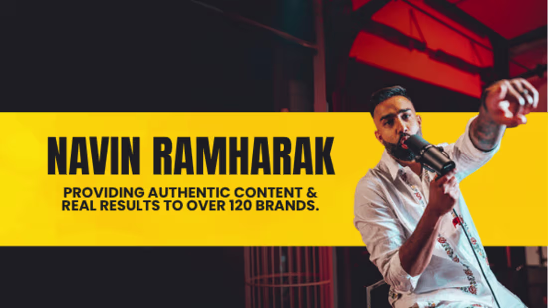 Cover image for Navin Ramharak - Content Creator